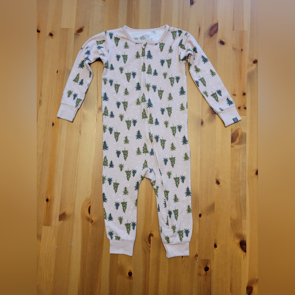 Gerber - Modern Moments - Pine Tree Print Zip Pajamas